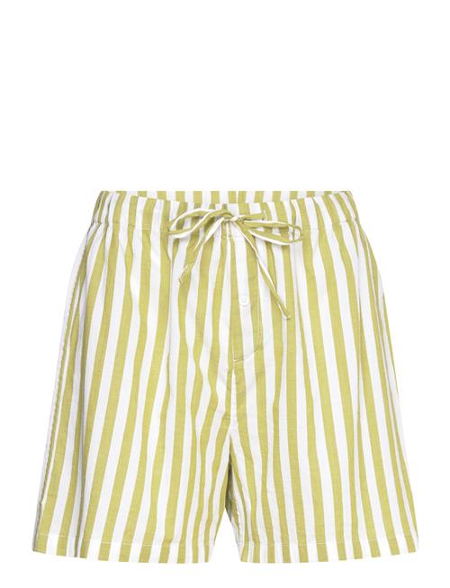 Se Core Sleep Poplin Shorts Organic Basics Green ved Booztlet