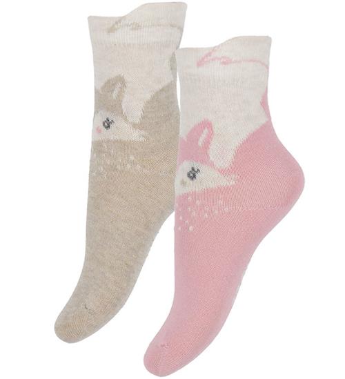 Minymo Strømper - 2-pak - Nos - Wild Rose