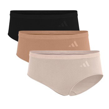 adidas Trusser 3P Sport Active Seamless Hipster Flerfarvet polyamid Large Dame