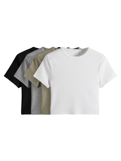 The Set Shirts  grå-meleret / oliven / sort / hvid