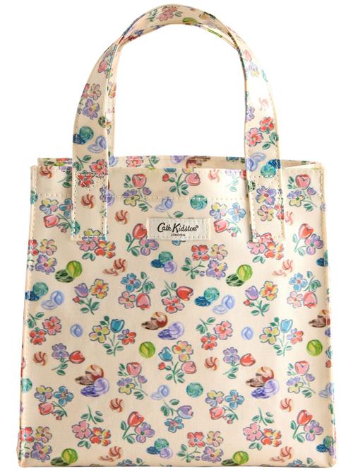 Cath Kidston Håndtaske 'Paddington'  ecru / æble / lavendel / lys rød