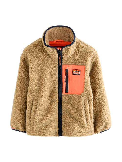 Superdry Fleecejakke  camel / koral