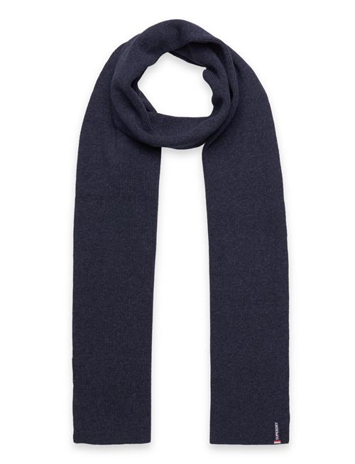 Essential Logo Knitted Scarf Superdry Navy