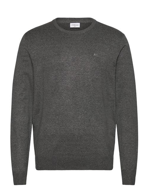 Melange Round Neck Knit Lindbergh Grey