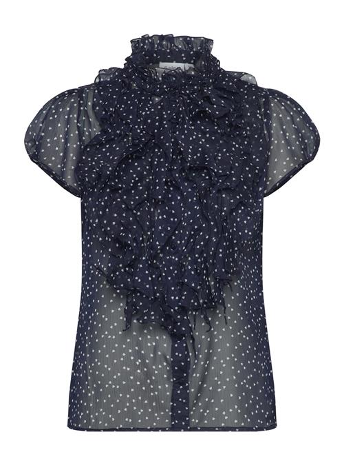 Liljasz Crinkle Ss Shirt Saint Tropez Black