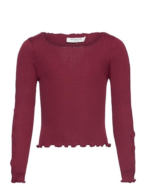 Silk T-Shirt Rosemunde Kids Burgundy