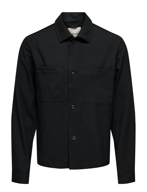 Onsmiro Tailored Reg 0346 Overshirt Frml ONLY & SONS Black