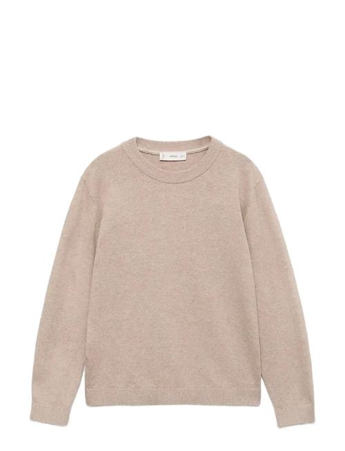 Essential Cotton-Blend Sweater Mango Beige