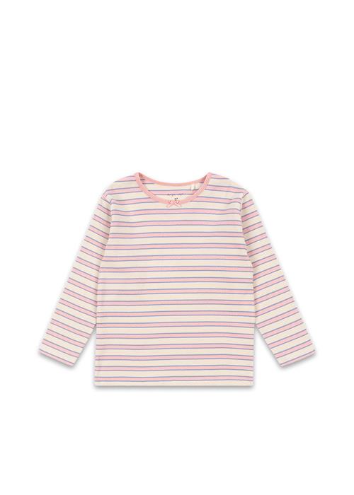 Konges Sløjd GOTS Ella T-shirt Med Lange Ærmer Lolly Stripe  Lolly Stripe 12 months  Lyserød  12 måneder  kvinde