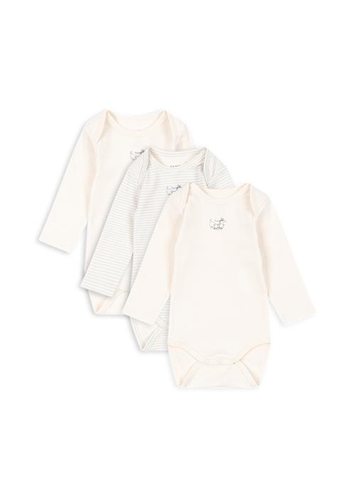 Fanga Fontana Fio Stripe 3-pack Long Sleeves Body Blue Mix  Blue Mix 6 months  Blå  6 måneder  mand