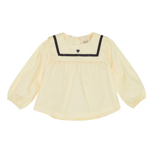 Flöss Bay Bluse Soft White  Soft White-110 cm  Hvid  110 cm  kvinde