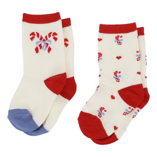 Flöss Vilde 2-pak Sokker Noelle 2-pack  Noelle 2-Pack-19-21 EU  Hvid  19-21 EU  unisex