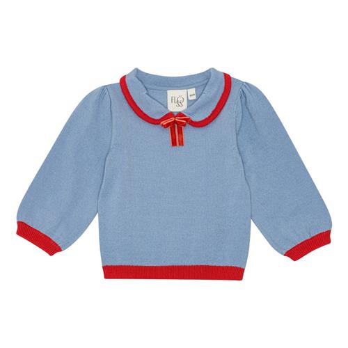 Flöss Lily Sweater Blue Air Blue Air-116 cm Wool Blå  116 cm  kvinde