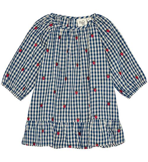 Flöss Kjole - Nolly - Berry blue check