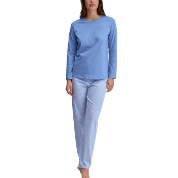 Calida Lovely Nights Pyjamas Lyseblå bomuld X-Large Dame