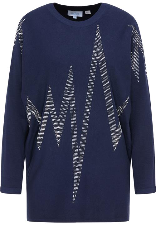 usha BLUE LABEL Pullover  mørkeblå / sølv