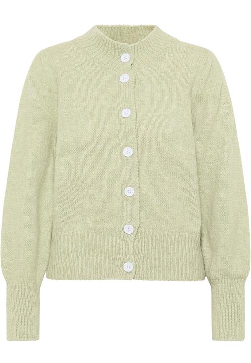 MYMO Cardigan  pastelgrøn / hvid