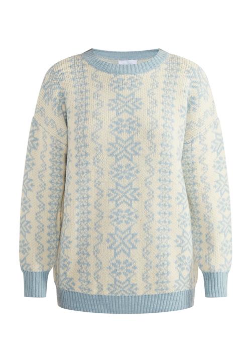 usha BLUE LABEL Pullover  elfenben / lyseblå