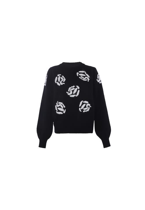 faina Pullover  sort / hvid