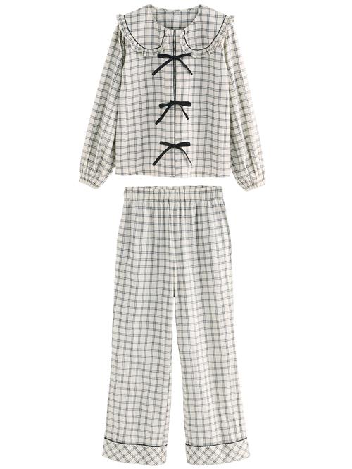 Next Pyjamas  creme / sort