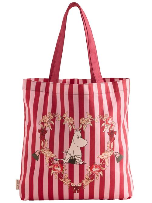 Cath Kidston Shopper 'Mumins'  mørkegrøn / pink / lyserød