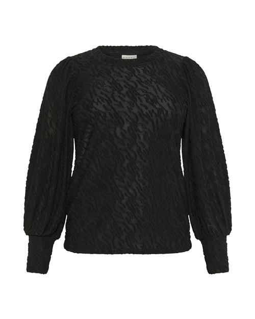 KAFFE CURVE Bluse 'Zarina'  sort