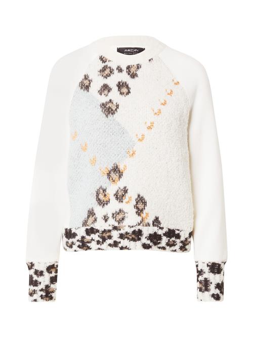 Se Marc Cain Pullover  ecru / beige-meleret / mørkebrun / lyseorange ved About You