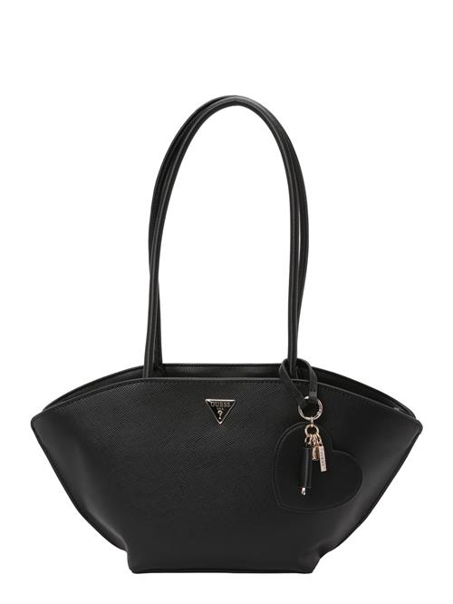 GUESS Skuldertaske 'BOLENA SHOULDER SATCHEL'  sort