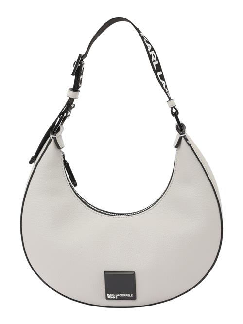 KARL LAGERFELD JEANS Skuldertaske  sand / sort