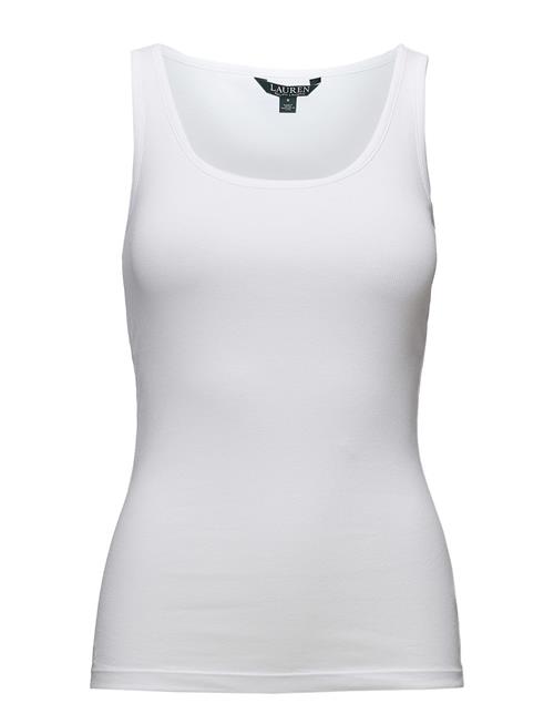Cotton-Blend Tank Top Lauren Ralph Lauren White