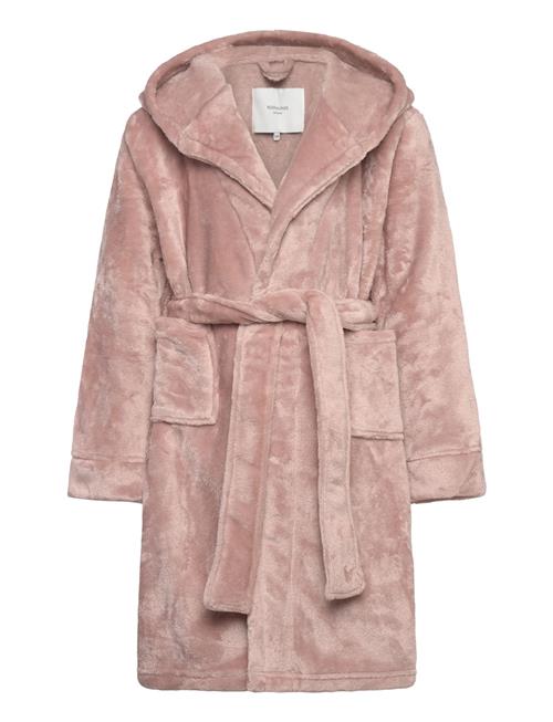 Rhflurry Kids Hooded Fleece Robe Rosemunde Kids Pink