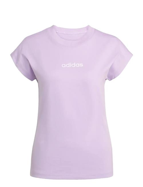 W Lin Sj T Adidas Sportswear Purple