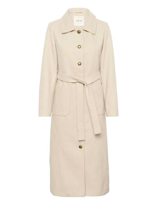 Crclara Long Coat Cream Cream