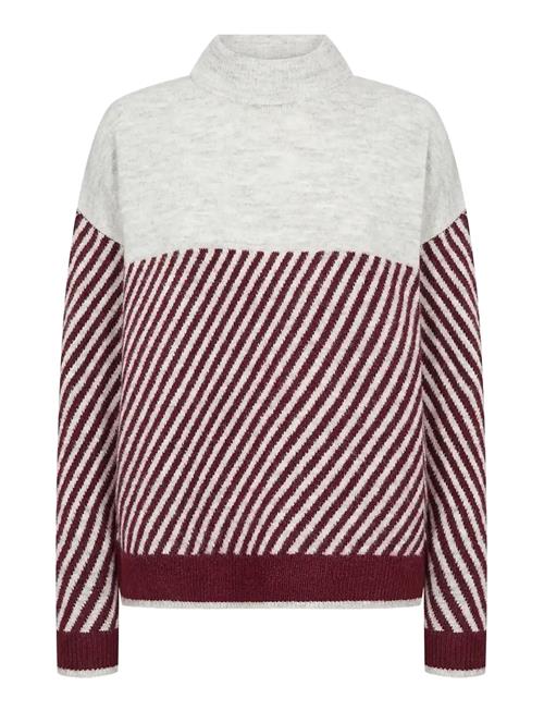 Sc-Nessie Stripe Soyaconcept Burgundy