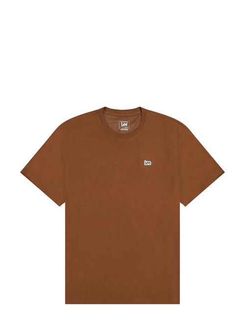 Ss Patch Logo Tee Lee Jeans Brown