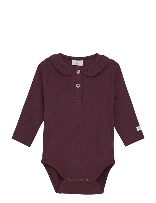 Body Ls Rib Fixoni Purple