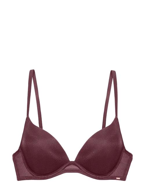 Origins-Shimmer Mesh Push Up Plunge Dorina Red