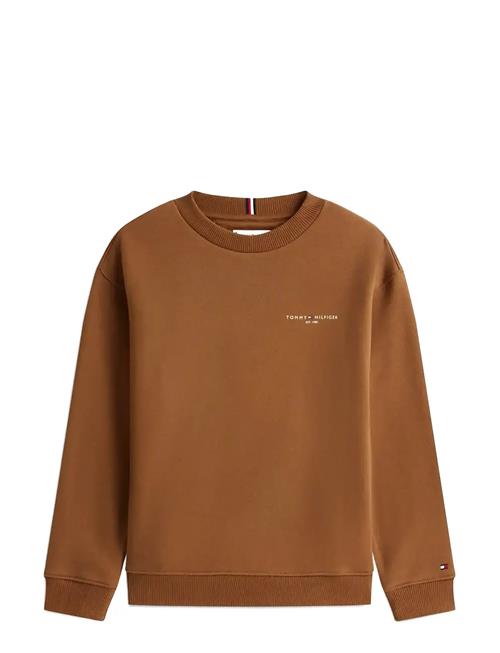 Mini Corp C-Neck Sweatshirt Tommy Hilfiger Brown