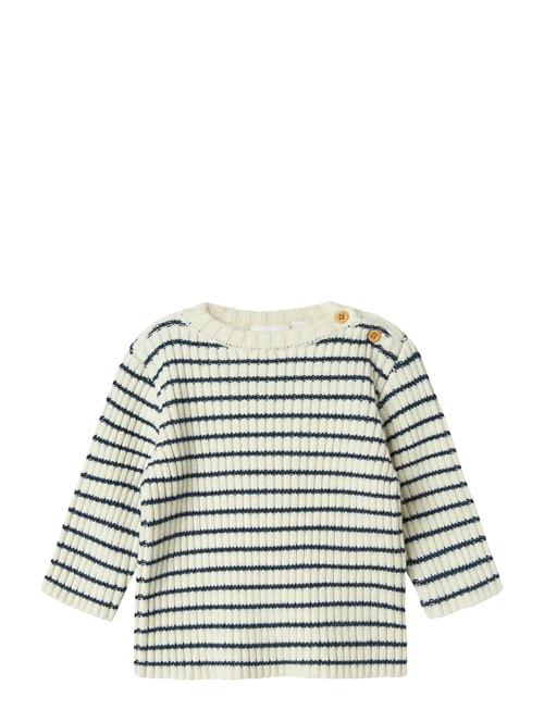 Nbmostripe Ls Knit Name It Cream