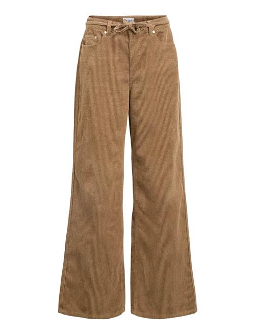 Objmoji Alima Mw Wide Jeans 141 Object Brown