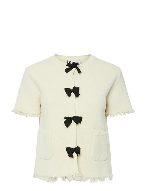 Yaslaura Ss Knit Cardigan - D2D YAS Cream