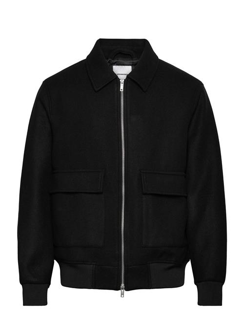 Wool Look Zip-Through Jacketwool Look Zip-Through Jacket Lindbergh Black