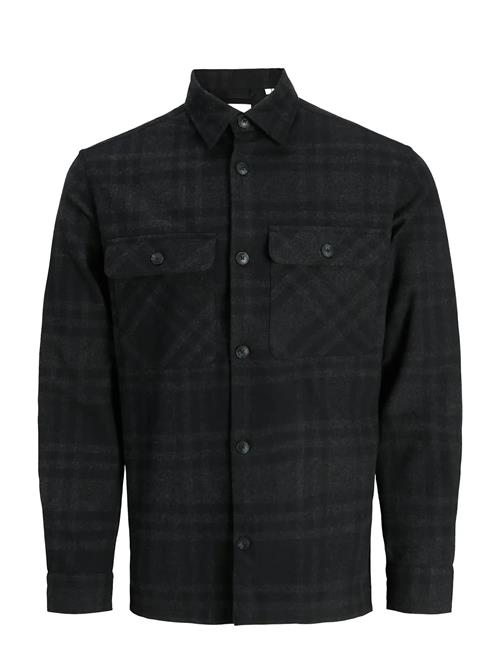 Jack & Jones Jprrayle Melange Check L/S Overshirt Sn Jack & J S Black