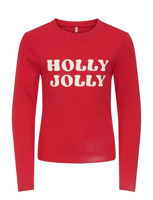 Kogbella Xmas Life L/S O-Neck Top Jrs Kids Only Red