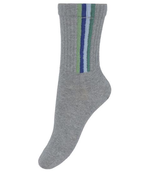 Melton Strømper - Light Grey Melange