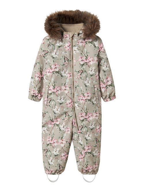 NAME IT Flyverdragt Snow10 Pure Cashmere Mellow Flower