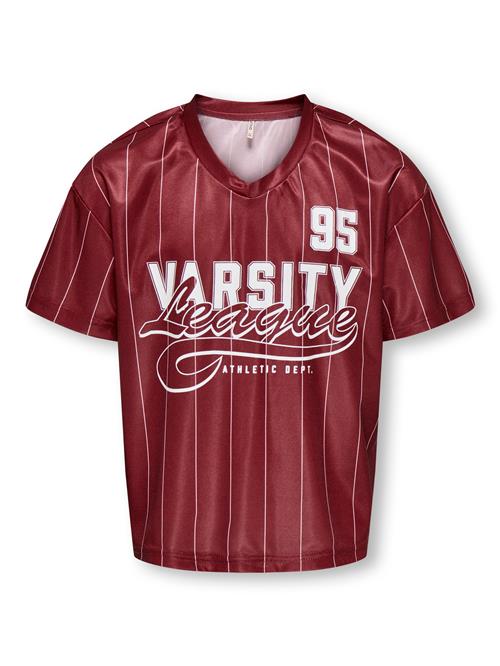 ONLY KIDS Sporty Tee Juno Cabernet League
