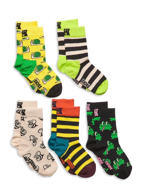 Se Kids 5-Pack Boozt Gift Set Happy Socks Patterned ved Booztlet