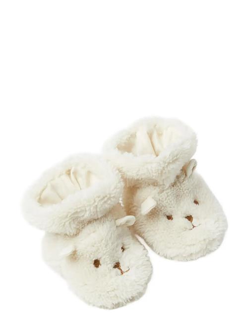 Footies Pile Emb Face Lindex Cream