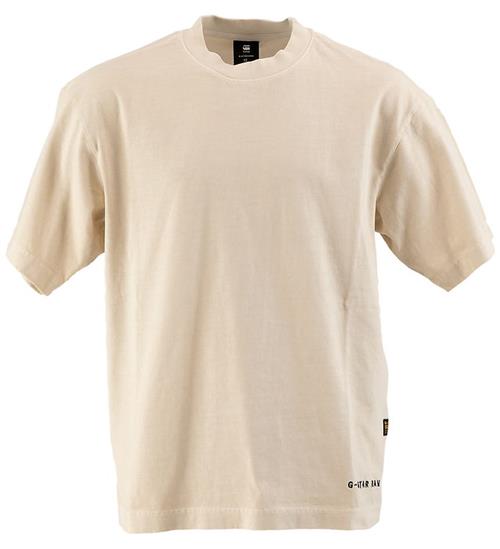 G-Star RAW T-shirt - Oversized - Milk m. Print